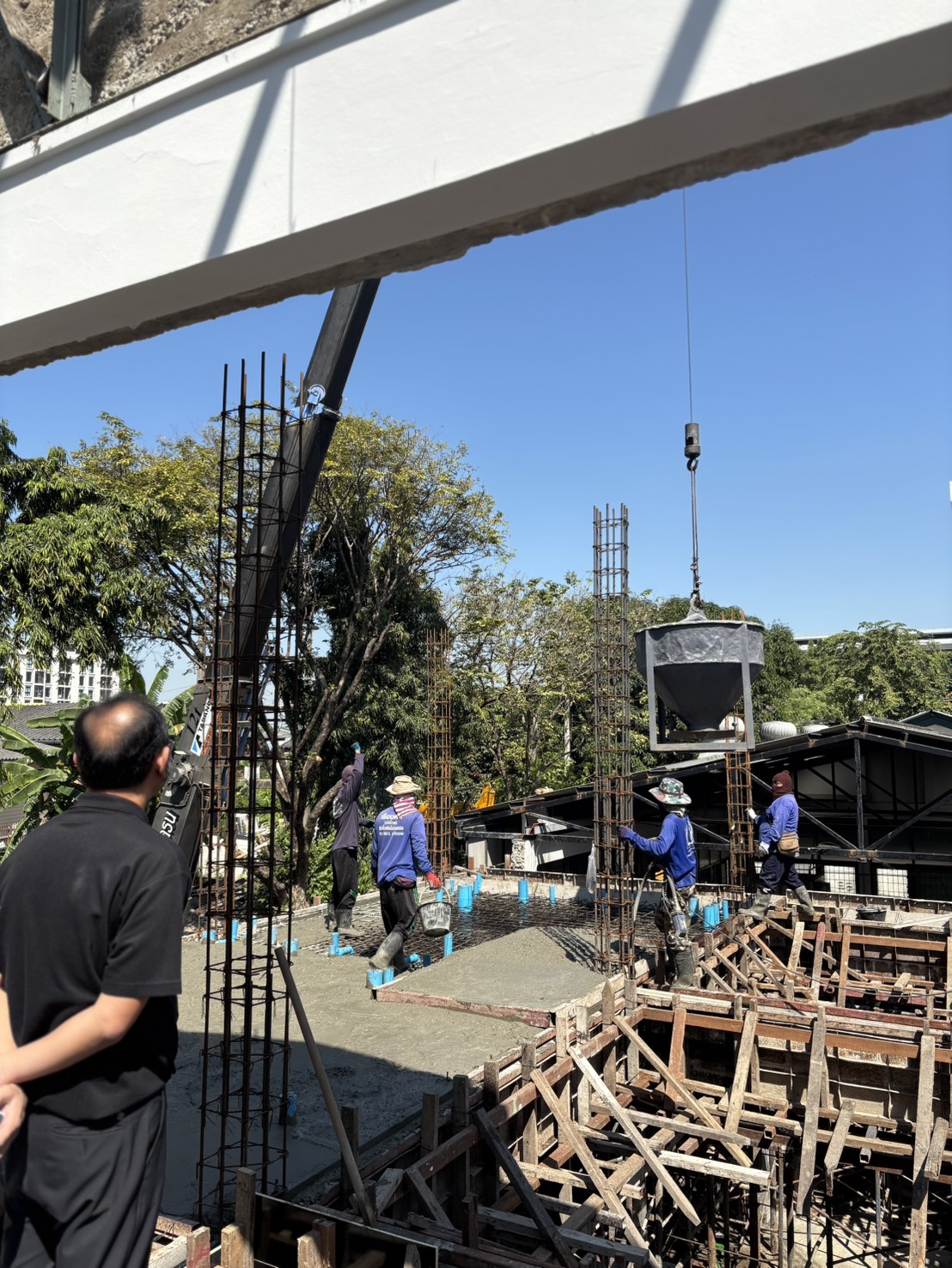 ความคืบหน้า: งานปรับปรุงอาคารเรียนรวมและโรงงาน 3